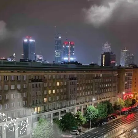 Lux Apartament W Centrum, Plac Konstytucji, Klimatyzacja, Widokowy Daire