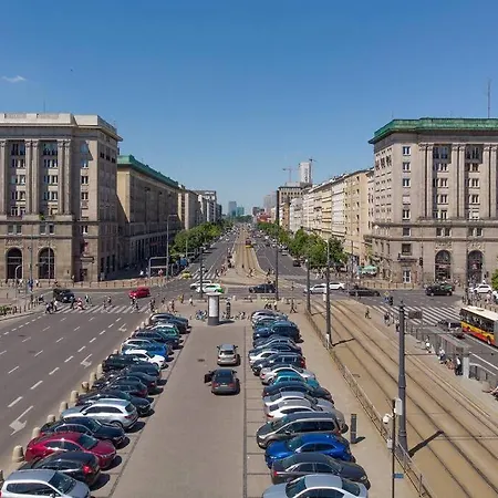 Lux Apartament W Centrum, Plac Konstytucji, Klimatyzacja, Widokowy *