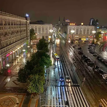 Lux Apartament W Centrum, Plac Konstytucji, Klimatyzacja, Widokowy