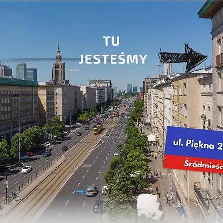 Lux Apartament W Centrum, Plac Konstytucji, Klimatyzacja, Widokowy Appartamento *