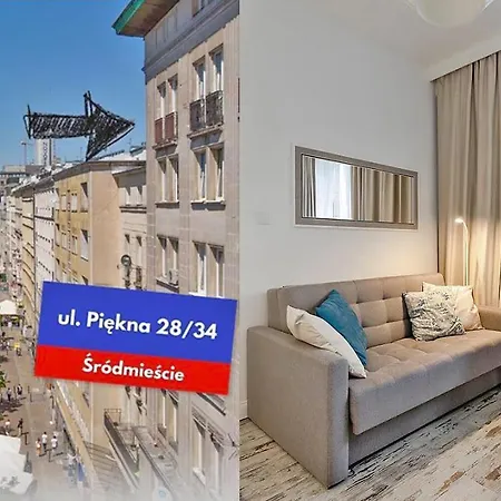 Lux Apartament W Centrum, Plac Konstytucji, Klimatyzacja, Widokowy Apartment *